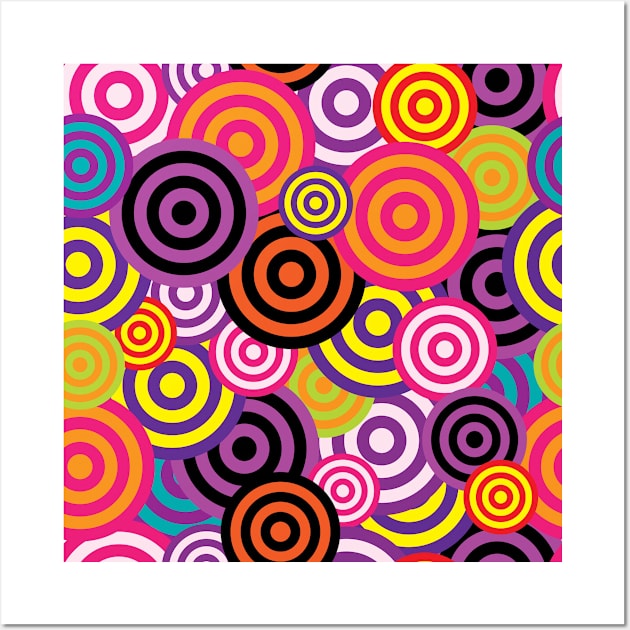 Hypnotic Circles Wall Art by BSquared